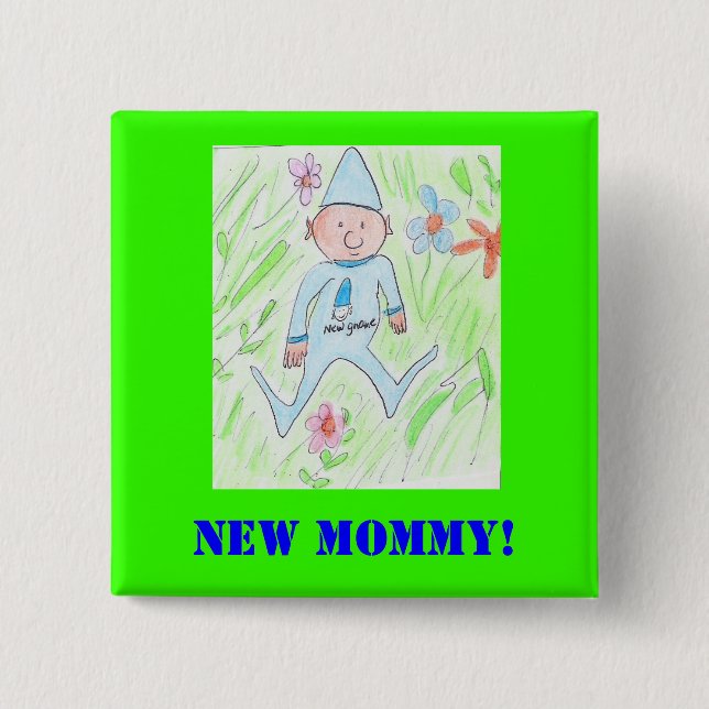 ny gnome, ny mamma! knapp (Framsida)