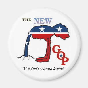 Ny GOP-logotypmagnet Magnet