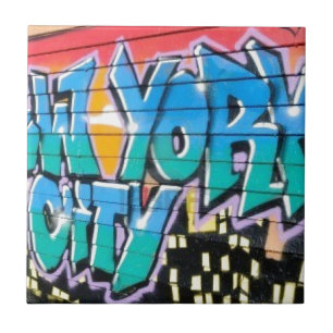 ny grafitti kakelplatta