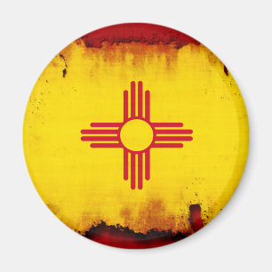 Ny Grungestil - mexico flagga Magnet