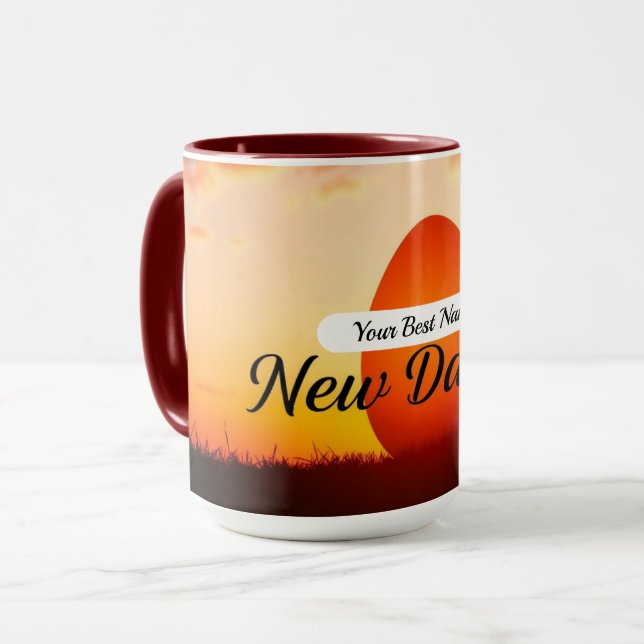 Ny Gryning Horisont Mug Mugg (Framsida vänster)