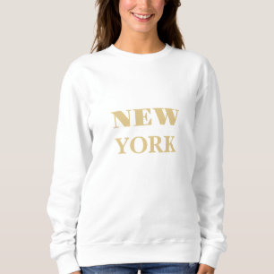 Ny gyllene text klassisk unik kvinnas t shirt