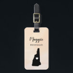 Ny Hampshire Kartong Resväskemärke, Bröllopsfest Bagagebricka<br><div class="desc">Dessa resväskemärken för delstater är perfekta som presentbrickor till bröllopsfesten eller välkomstpresenter. Fäst det på brudtärnornas presenter istället för en vanlig papperspresentetikett,  och de kan använda det i månader och år framöver. Märkena har en persikofärgad akvatell bakgrund. För att placera hjärtat på bröllopsplatsen,  använd alternativet "anpassa ytterligare".</div>