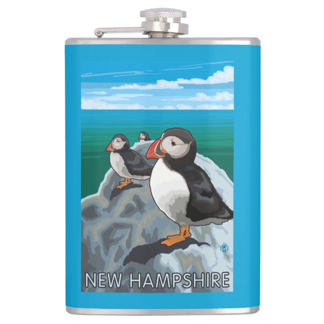 Ny HampshirePuffins plats Fickplunta (Framsidan)