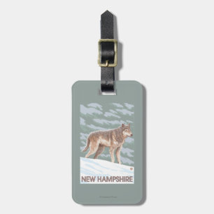 Ny HampshireWolf plats Bagagebricka