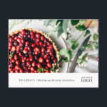 Ny händelse i Marknadsföring efter i modern restau Vykort<br><div class="desc">Modern Restaurant New Event Branded Marknadsföring Postcard. Perfekt för att påminna gästerna om julfester,  party,  party och annat.</div>