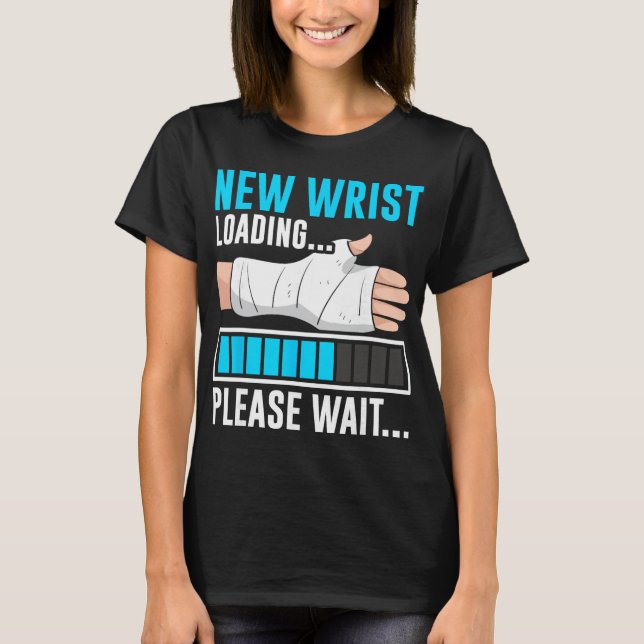 Ny handled laddar... Vänligen vänta... Gipsat arm T Shirt (Framsida)