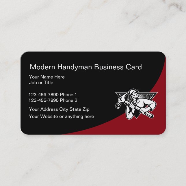 Ny handyman Businesscards Visitkort (Framsida)