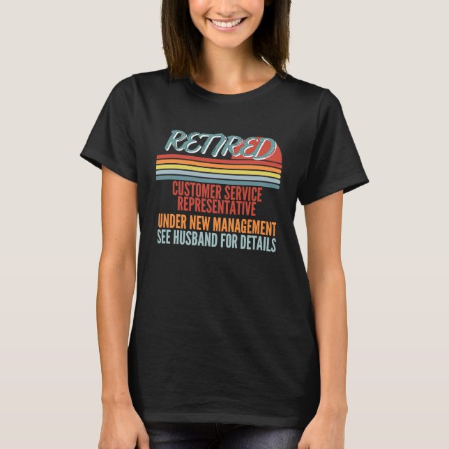 Ny hantering av återvunnen kundtjänstrepresentant t shirt (Framsida)