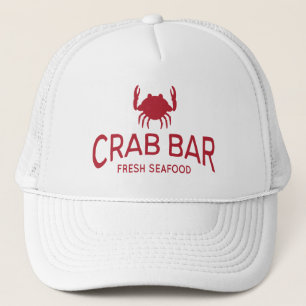 Ny havs- logotyp för krabbapub keps