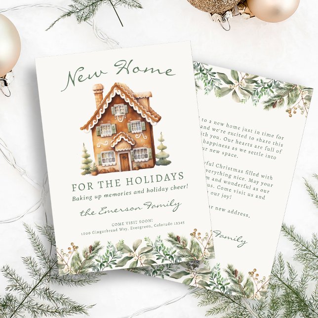 Ny Hem För Högtider Kort (New Home For Holidays Card
)
