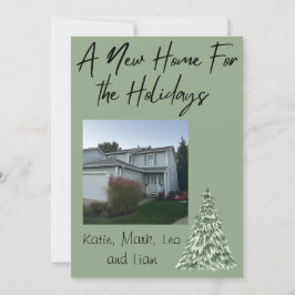 Ny hem för högtiderna kort