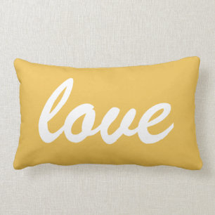 Ny hem- gåva för kärleksolskengult lumbarkudde