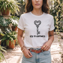 Ny Hem Nyckel Till Lycka Grafisk T-Shirt