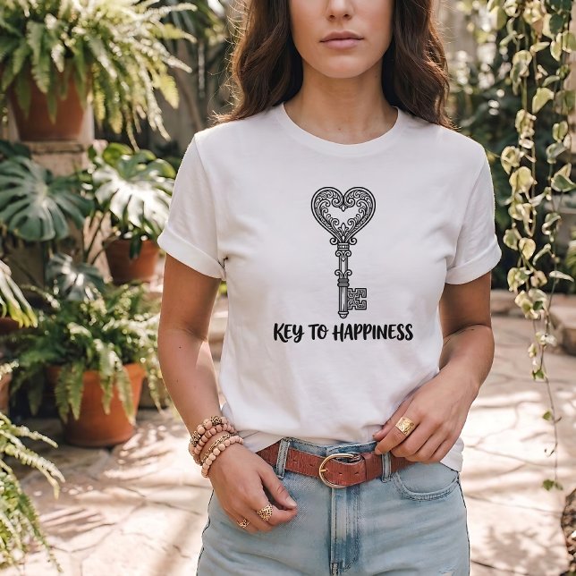 Ny Hem Nyckel Till Lycka Grafisk T-Shirt (Skapare uppladdad)