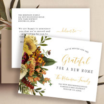 Ny hem Thanksgiving-semester flytten Anmälan