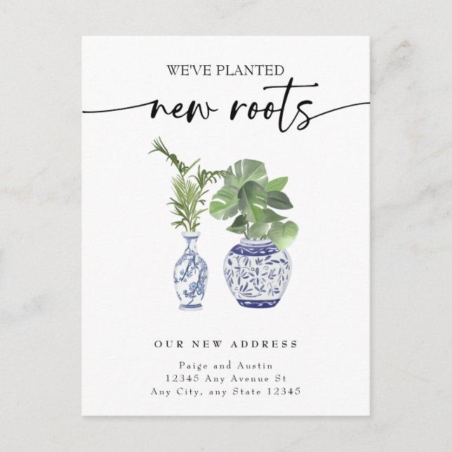 Ny hemadress vykort (Framsida)