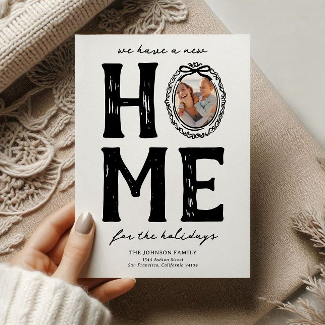 Ny hemdörr, jul, Helgdag Julkort (Skapare uppladdad)