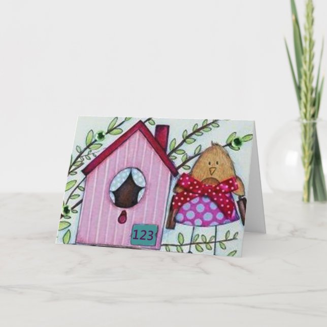 NY HEMMA, NYA DREAMS, NYA VÄNNER OCH GRATTISAR KORT (Framsida)