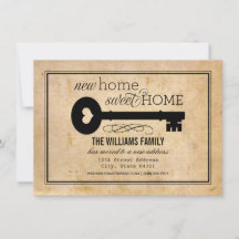 Ny hemsöt Vintage Nyckel Flytta