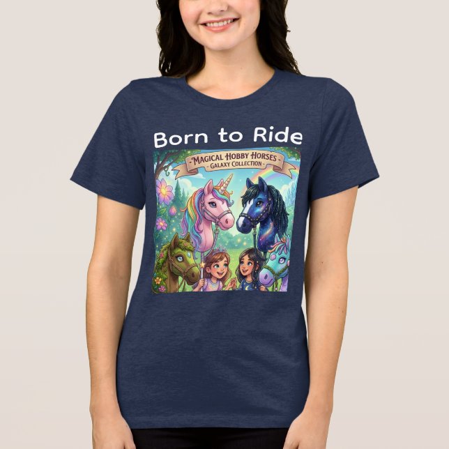 Ny Hobby Horsing T-Shirt – Perfekt Present till Ry (Framsida)