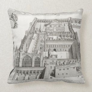 Ny högskola, Oxford, från "Oxonia Illustrata", p Kudde