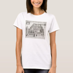 Ny högskola, Oxford, från "Oxonia Illustrata", p Tee Shirt