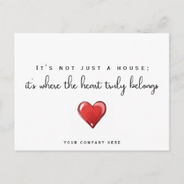 Ny Homeowner Heart Real Gods-kampanj Vykort
