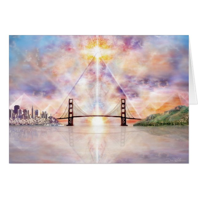 Ny horisont hälsningskort (Framsidan Horizontal)