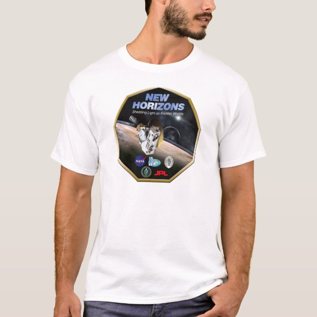 Ny horisontbeskickning till Pluto! T-shirt (Framsida)