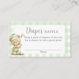 Ny i klubben Baby Shower Blöja Lotteri Kort