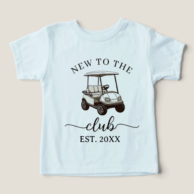 ny i klubben  Golf  tema  T Shirt (Design Framsida)