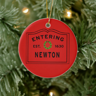 Ny i Newton, MORSA Helgdag Julgransprydnad Keramik