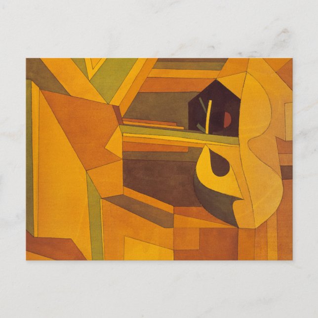 Ny i oktober av Paul Klee Vykort (Framsida)