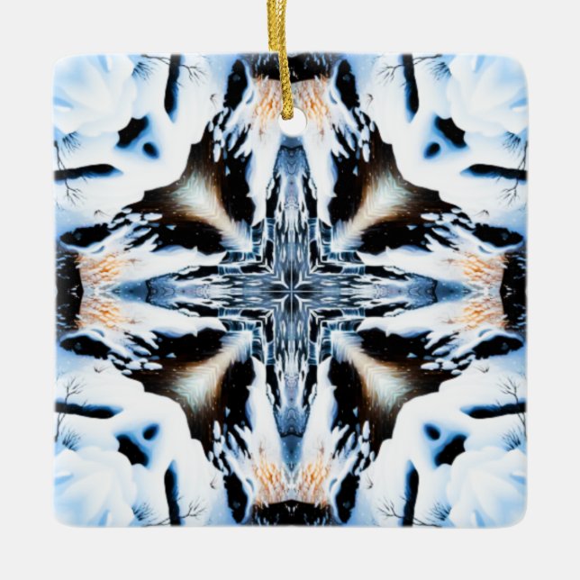 Ny Ice Art Julgransprydnad Keramik (Framsida)