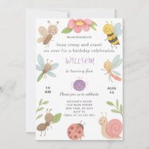 Ny inbjudan till Kryp på födelsedagen