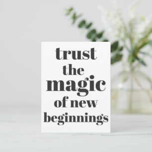 Ny inledande fet typografisk inspirationsoffert fö vykort