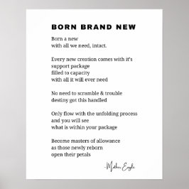 Ny inspirationell Dikt av murkonsdekantering, född Poster