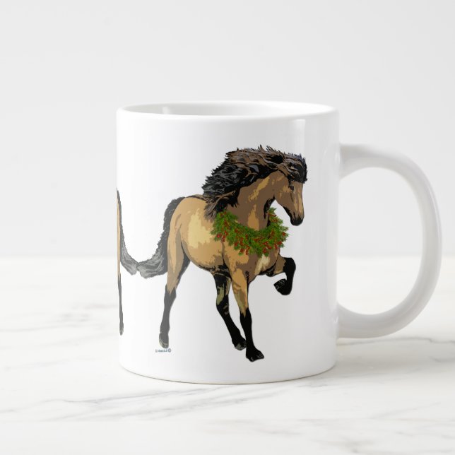 Ny Islandshäst Jumbo Mugg (Höger)