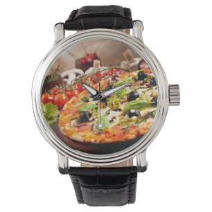 Ny italiensk pizza armbandsur