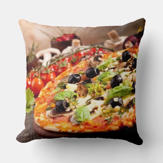Ny italiensk pizza kudde (Framsida)