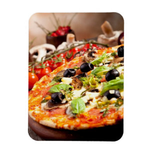 Ny italiensk pizza magnet
