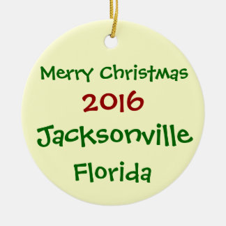 NY JACKSONVILLE FLORIDA JULPRYDNAD 2016 JULGRANSPRYDNAD KERAMIK