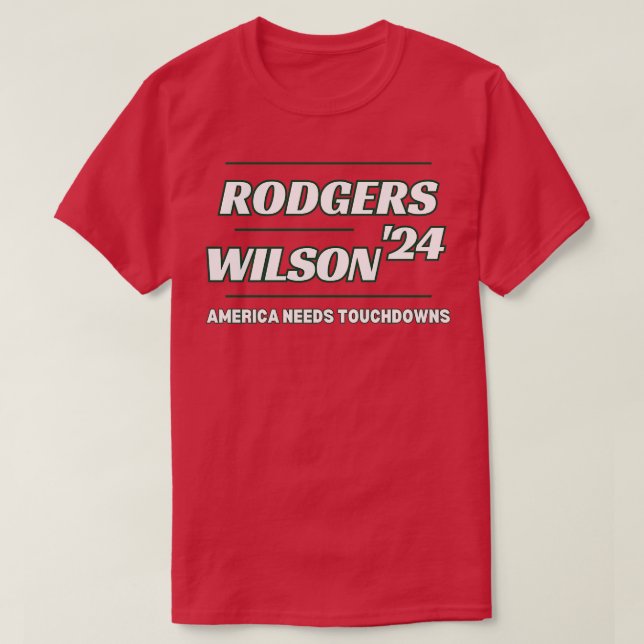NY Jet Rodgers Wilson 2024 T Shirt (Design framsida)