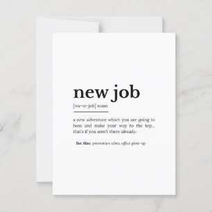 Ny jobbdefinition - Lönsam typografi för motiv Vykort