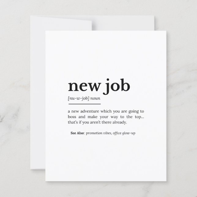Ny Jobbdefinition – Rolig Motiverande Typografi (Framsida)