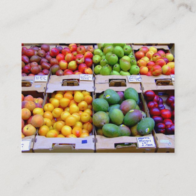 Ny jordbruksproduktervisitkort visitkort (Framsida)