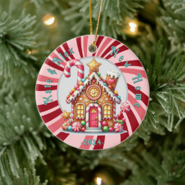 Ny julklapp i hemmet Gingertea blue Ornament