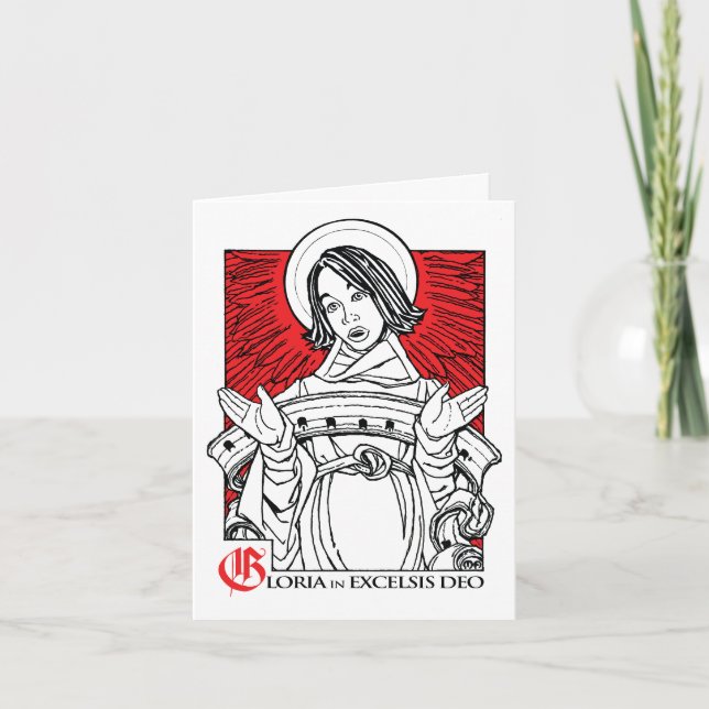 NY! Julkortet 2011: Gloriskt för Gud Helgkort (Framsida)