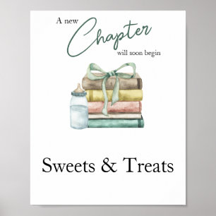 Ny Kapitel Baby shower Godis och gods Poster